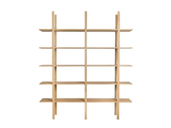 the wooden shelf 8
