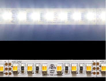 White Adjustable 3528 Single Row LED Strip Light  