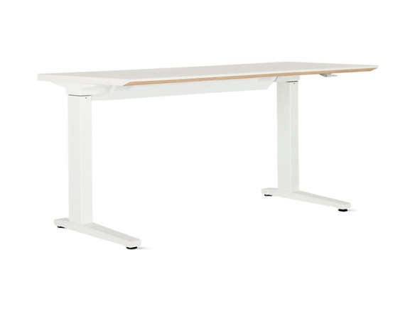 renew sit to stand desk with advanced cord management 8
