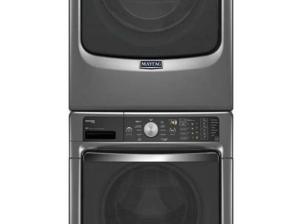 maytag heritage maxima 4.5 cu ft front load steam washer white 8