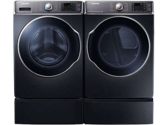How do I use the dryer on my Samsung washer dryer?