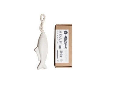 fish soap on a rope product  