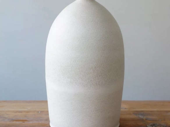 large unika bottle in frost white glaze 8