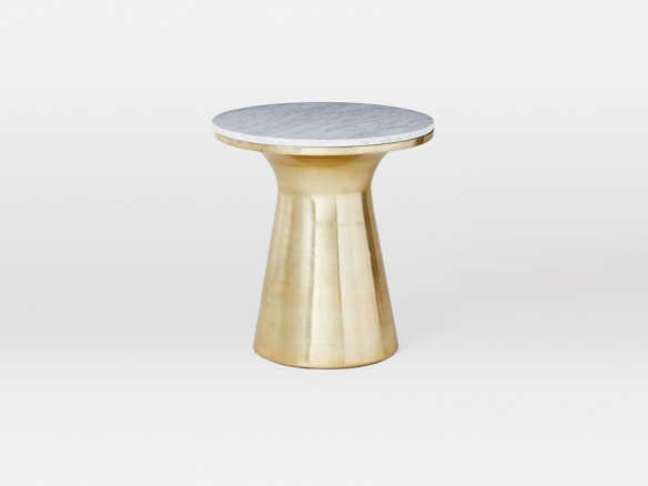 marble topped pedestal side table 8