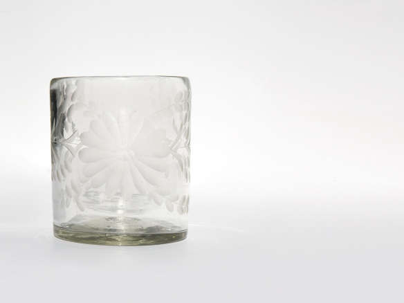 Object of Desire HandBlown Glassware in Amber Hues portrait 40