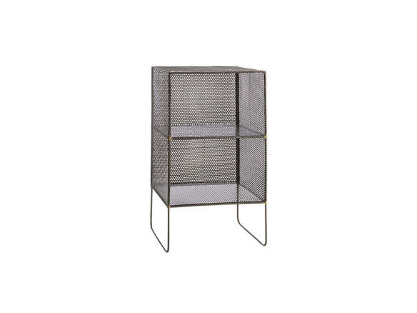 sift 2 story tower perforated metal magazine rack 8