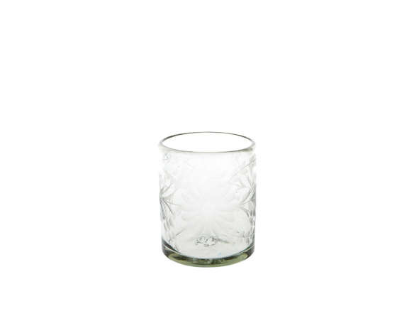 rose ann hall designs’s etched mexican clear glass 8