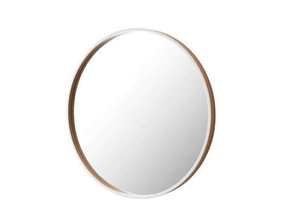 skogsvåg mirror, white, beech veneer 8