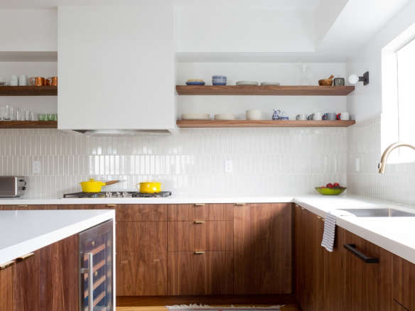 Kitchen of the Week An Architects Colorful Modern Cottage Kitchen in a London Highrise portrait 29