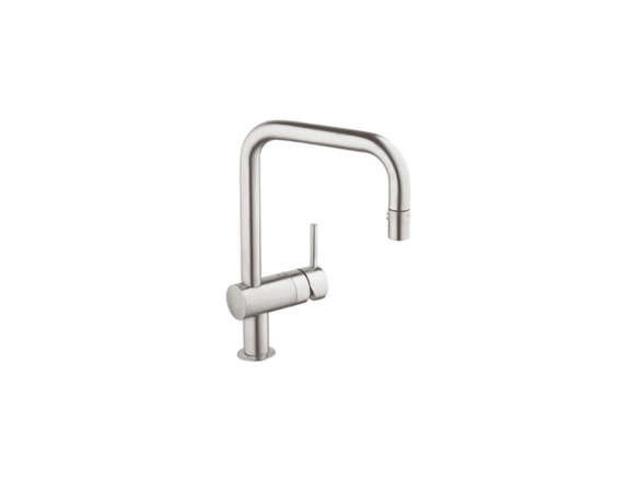 grohe 32319000 starlight chrome minta pull down kitchen faucet 8