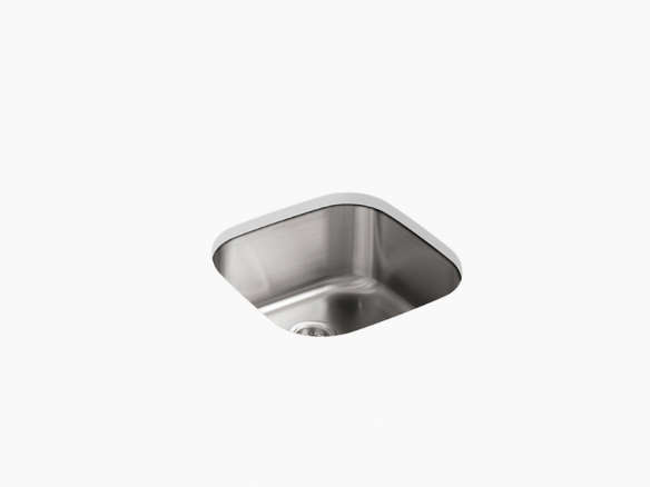 Icerock UnderMount Stainless Steel Kitchen Sinks  498mm no tap hole portrait 40