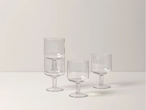 lenox tuscany classics stackable four piece wine glass set 13