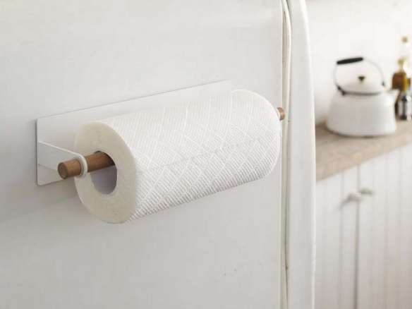 KES Paper Towel Holder for Kitchen & Bathroom 11 Inch SUS 304 Stainless Steel Paper Towel Holder Dispenser Wall Mount/Under Cabinet Matte Black A2175S30-BK 