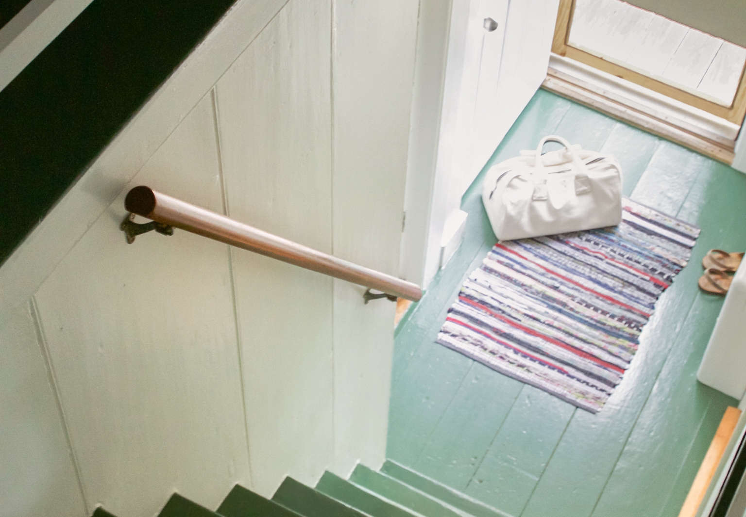 New England Practical The Case for Painted Wood Floors in the Summer Cottage portrait 3