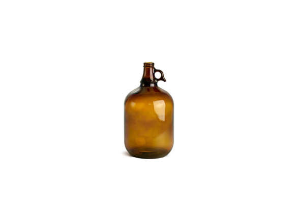 1 gal amber glass bottle handle jug 8