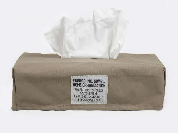 puebco laminated fabric tissue box cover 8