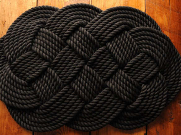 Oyknot Nautical Rope Rug Gardenista  