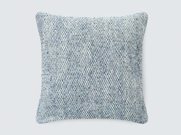 laurel tweed pillow – cobalt 8