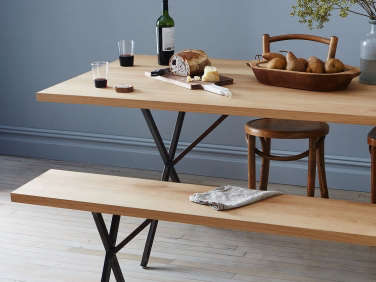brad sherman designs dining table bench  