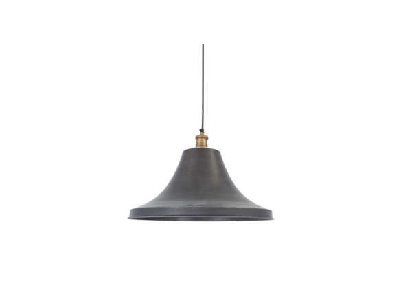 brooklyn vintage giant bell lampshade – dark grey pewter – 20 inch 8