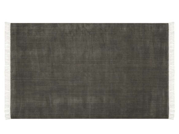 fringed hand loomed rug – charcoal 8