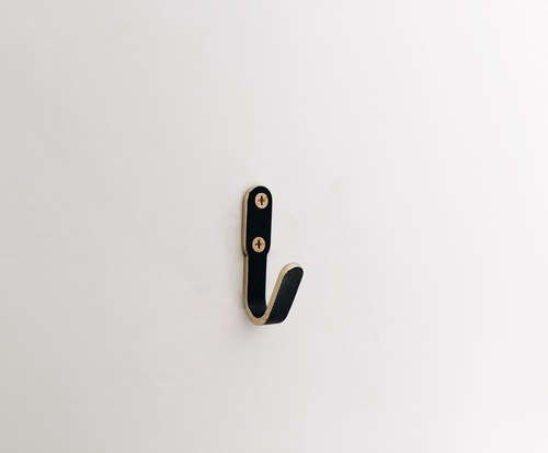 counter space’s blackened wall hook polished edge 8