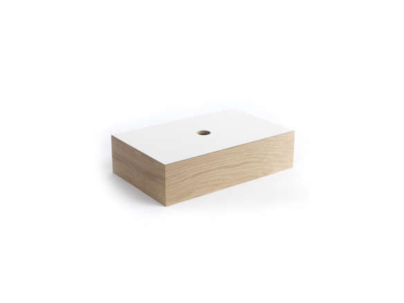 large box – oak/white 8