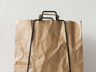 Everyday Design Finland Brown Paper Bag Helsinki Bag Holder Black  