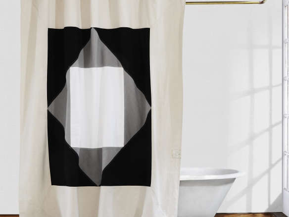 The Brass Tacks A Canvas Shower Curtain Liner Not Required portrait 6