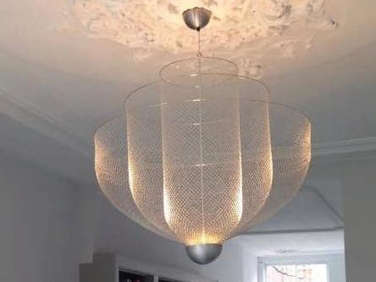 large meshmatics chandelier  