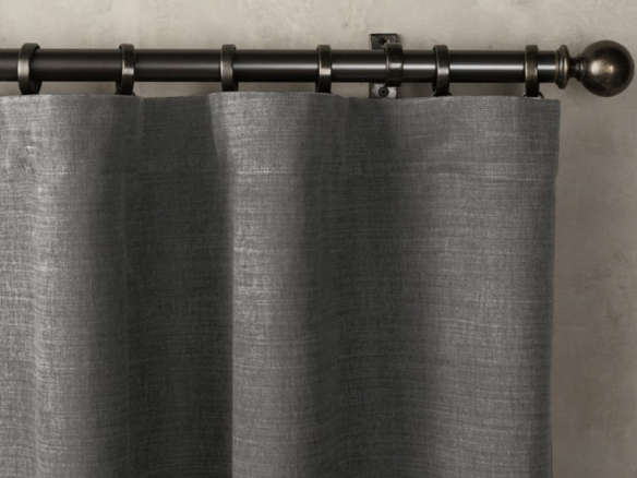 belgian brushed linen cotton drapery – rod pocket 8