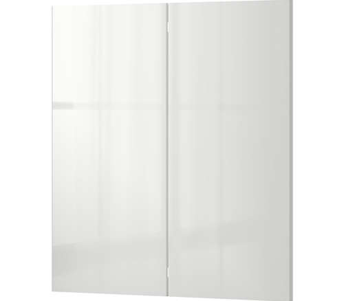ringhult p door corner base cabinet set white  