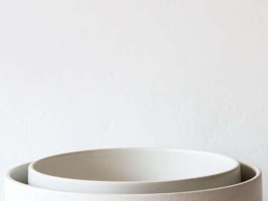 white sandstone bowl  