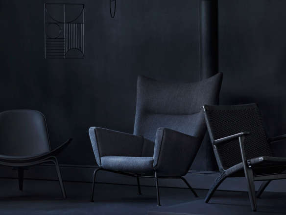 wing and oculus chairs carl hansen black edition  