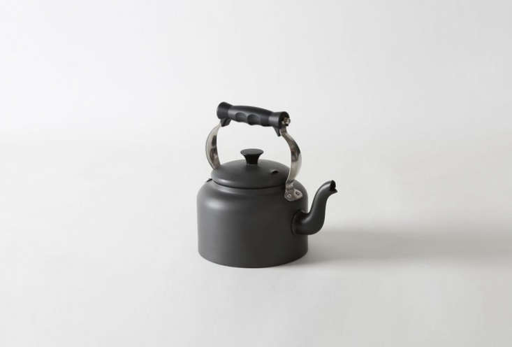 the aga hard anodized kettle, made in the uk, is £\135 at aga cookshop. (s 32
