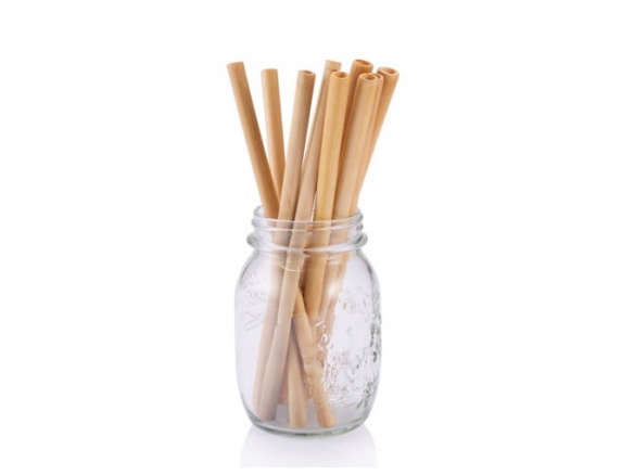 bamboo straws 6 pack 8