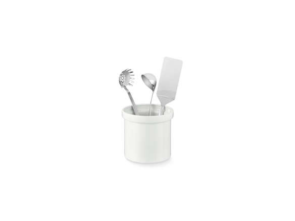 ceramic partitioned utensil holder 8