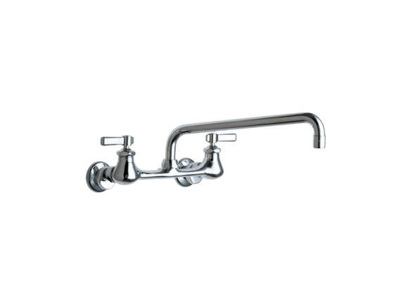 chicago faucets hot and cold water sink faucet  
