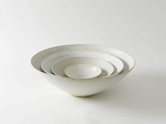 christiane perrochon white beige stoneware bowls March SF  