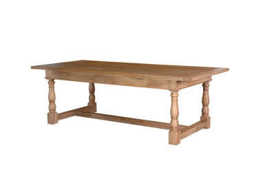 crown french villeneuve oak dining table  