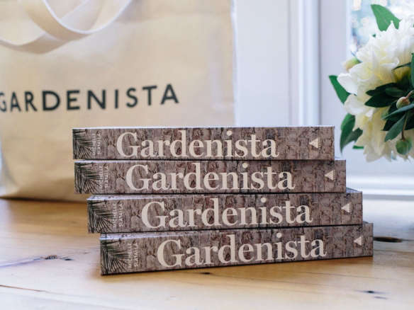 gardenista book stack  