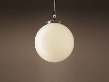 10 Easy Pieces White Globe Pendant Lights portrait 12
