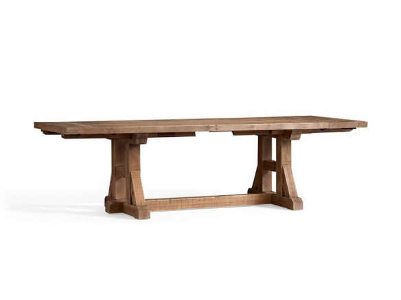 stafford reclaimed pine extending dining table 8