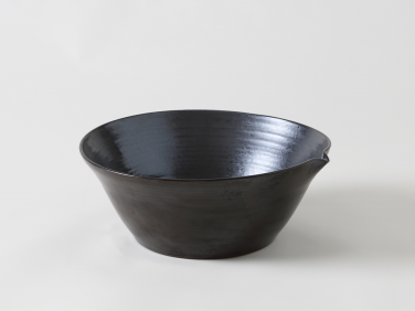 ric bonnin ceramics kam stacking mixing bowls in bronze  