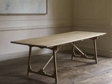 rose uniacke folding campaign refectory table  