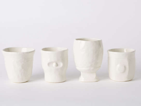 white porcelain blunk cups 8