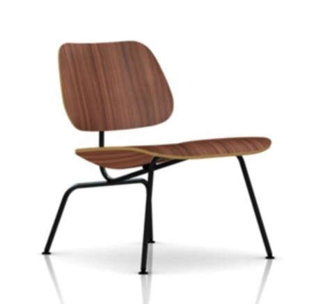 eames molded plywood lounge chair metal base 8