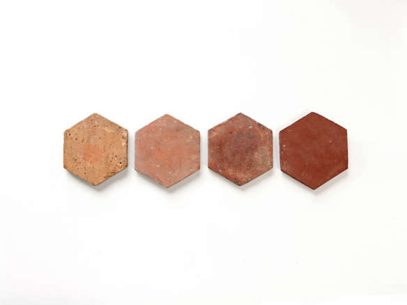 antique terracotta provincial red 6 in. tile 8