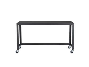 go cart carbon rolling console table  