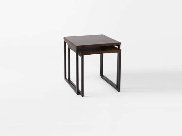 box frame nesting tables – wood top 8